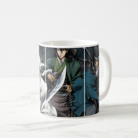 Epic Samurai Guerriers Anime Mug (Devant droit)