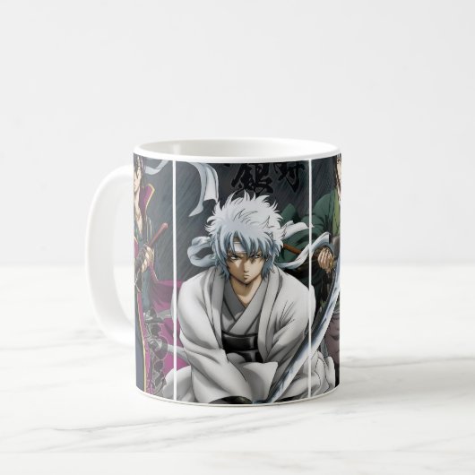 Epic Samurai Guerriers Anime Mug (Devant gauche)