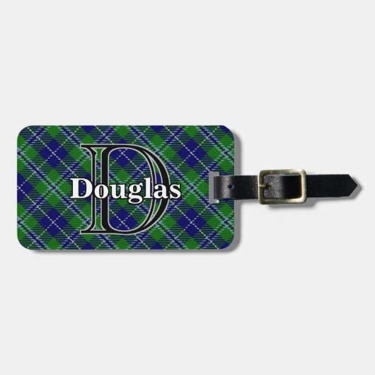 Epic Scotland Clan Douglas Tartan Bagagelabel (Voorkant horizontaal)