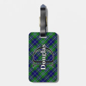 Epic Scotland Clan Douglas Tartan Bagagelabel (Achterkant verticaal)