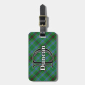 Epic Scotland Clan Duncan Tartan Bagagelabel (Voorkant verticaal)