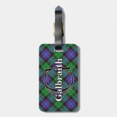 Epic Scotland Clan Galbraith Tartan Bagagelabel (Achterkant verticaal)