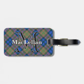 Epic Scotland Clan MacLellan Tartan Bagagelabel (Achterkant horizontaal)