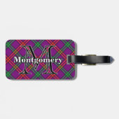 Epic Scotland Clan Montgomery Tartan Bagagelabel (Achterkant horizontaal)