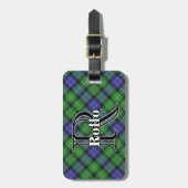 Epic Scotland Clan Rollo Tartan Bagagelabel (Voorkant verticaal)
