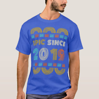 Epic Sinds 2019 Verjaardag Gift Familie BbayGift T-shirt