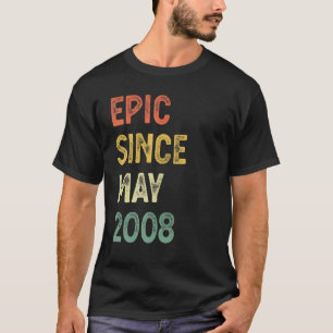 Epic sinds april 2008 14 jaar oud 14e verjaardag B T-shirt