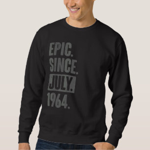 epic sinds juli 1964 58 jaar oud 58e verjaardag trui