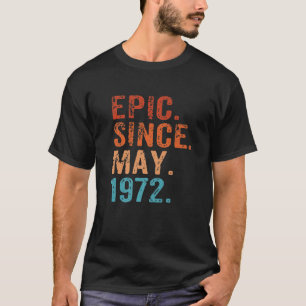 EPIC sinds mei 1972 50e verjaardag 50e Vintage T-shirt
