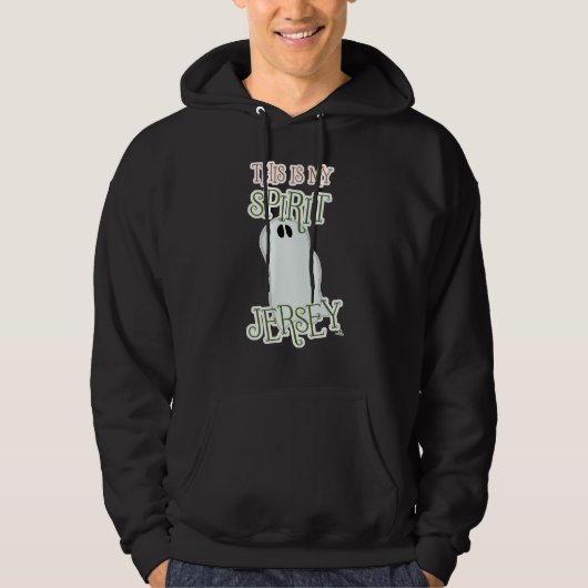 Epic Spirit Jersey Halloween Humor Design Hoodie (Voorkant)