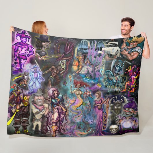 Epic Stories Fleece Blanket (In situ)