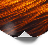 Epic Sunset Wave Surfer - Ocean Art Poster Perfect Poster (Hoek)