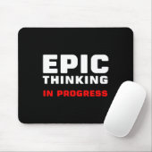 Epic Thinking In Progress Big Ideas Introvert Game Muismat (Met muis)