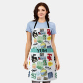 Epic Travel Logos Collage Design Tourist Schort (Gedragen)