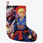 Epic Trump Samurai Anime Kleine Kerstsok (Voorkant)