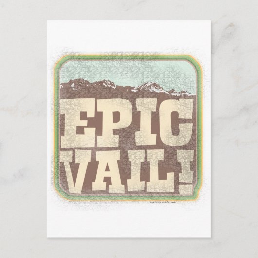 Epic Vail Briefkaart (Voorkant)