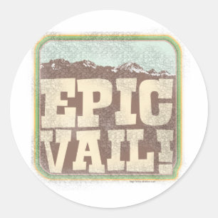 Epic Vail Ronde Sticker