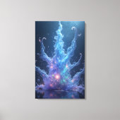 Epic Water Elemental 3D Render Canvas Afdruk (Voorkant)