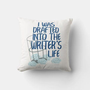 Epic Writers Life Draft Author Process Motto Kussen
