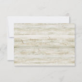 Épice citrouille Automne Feuilles Mariage RSVP (Dos)