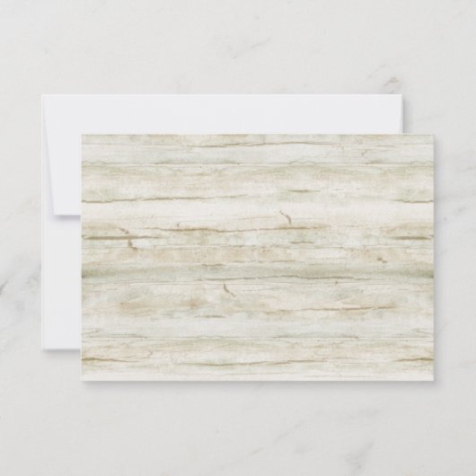 Épice citrouille Automne Feuilles Mariage RSVP (Dos)