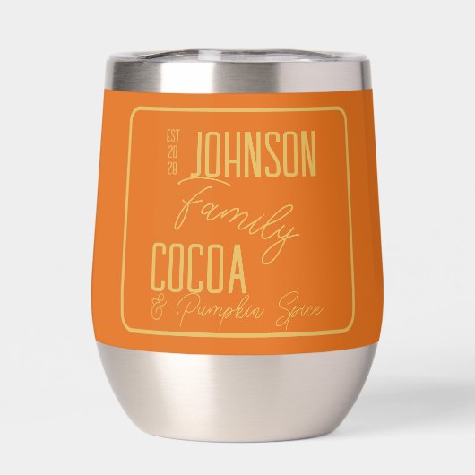 Épice Citrouille personnalisé de la famille d'auto (Arrière)