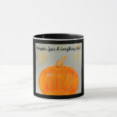 Épice citrouille & Tout Nice Mug Noir (Centre)