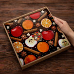 Épice de pomme de Noël | Papier Tissu Apple<br><div class="desc">Épice de pomme de Noël | Papier Tissu Apple - Ajoutez une touche design à vos vacances en les enveloppant dans notre Collection Tissu de Fêtes. Consultez notre autre papier d'emballage cadeau de vacances ou d'autres articles en papier à TinkPrints.</div>