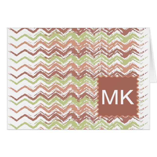 Épice de scribble Chevron ZigZag (Devant horizontal)