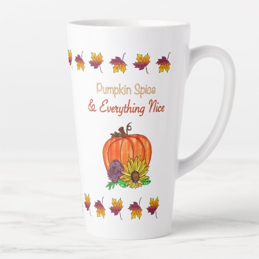 Épices citrouilles et tout Nice Mug d'automne (Droite)