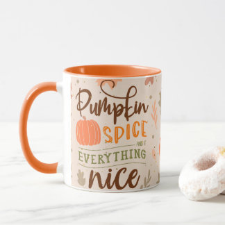 Épices citrouilles et tout Nice Mug d'automne