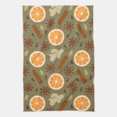 épices de Noël Serviettes de cuisine (Vertical)