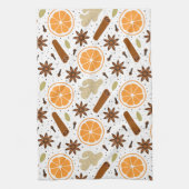 épices de Noël Serviettes de cuisine (Vertical)