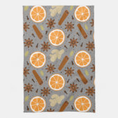 épices de Noël Serviettes de cuisine (Vertical)