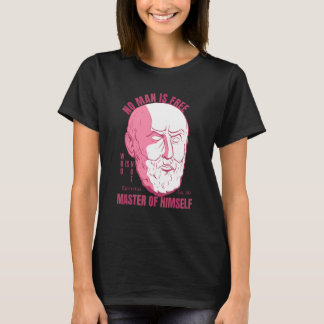 Epictetus citaat filosofie citaten inspirerende Ge T-shirt