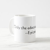 Epictetus quote koffiemok (Voorkant links)