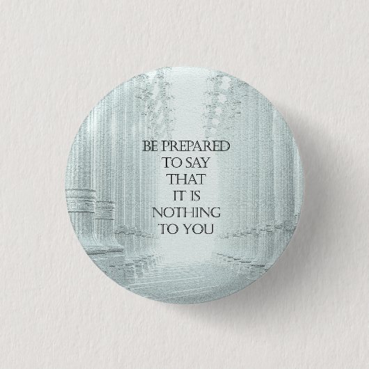 Epictetus Stoic Button (Voorkant)