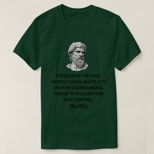 Epictetus Stoicism Quotes TShirt (Design voorkant)
