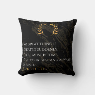 Epictetus's recept voor grootheid kussen