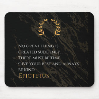 Epictetus's recept voor grootheid muismat