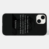 Epictetus's wijsheid: empowerment door middel van Case-Mate iPhone case (Achterkant (horizontaal))