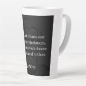 Epictetus's wijsheid: empowerment door middel van  latte mok (Rechterhoek)