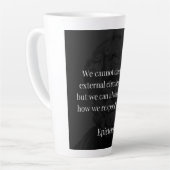 Epictetus's wijsheid: empowerment door middel van  latte mok (Linkerhoek)