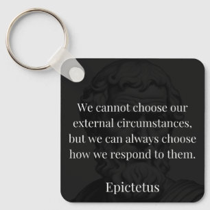 Epictetus's wijsheid: empowerment door middel van  sleutelhanger