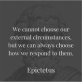 Epictetus's wijsheid: empowerment door middel van sticker (Voorkant)