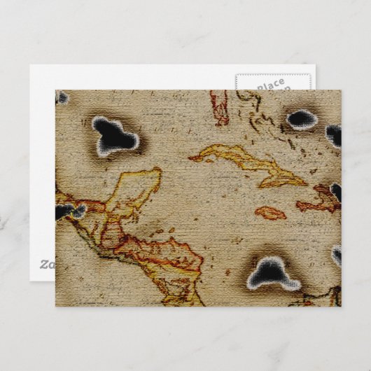 EpicTreasure Map #1 Briefkaart (Voorkant / Achterkant)