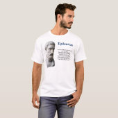 Epicurus - Atheïsme T-shirt (Voorkant volledig)