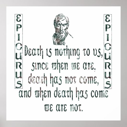 Epicurus Poster (Voorkant)