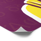 Epicurus Quote: Vrees God niet Poster (Hoek)