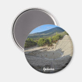 Epidaurus antiek amfitheater magneet (Voorkant / Achterkant)
